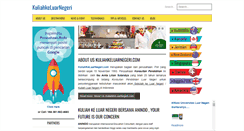 Desktop Screenshot of kuliahkeluarnegeri.com
